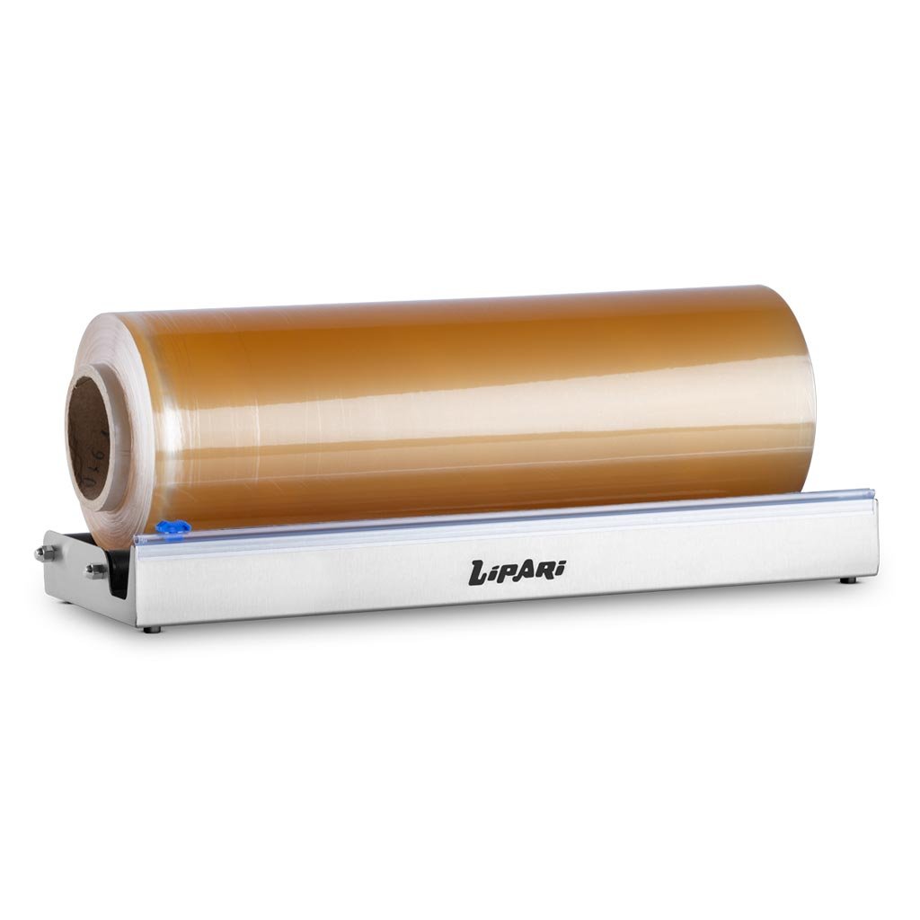 LIPARI - DISPENSER PARA FILM DE PVC Dispenser profesional p/rollos de PVC, acero inoxidable (x4). - Copy